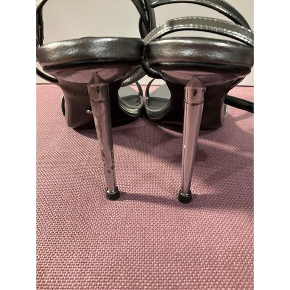 Tony Bianco Myra Sandals in Gunmetal Glimmer 7.5 New with Box Womens High heels - Picture 8 of 15